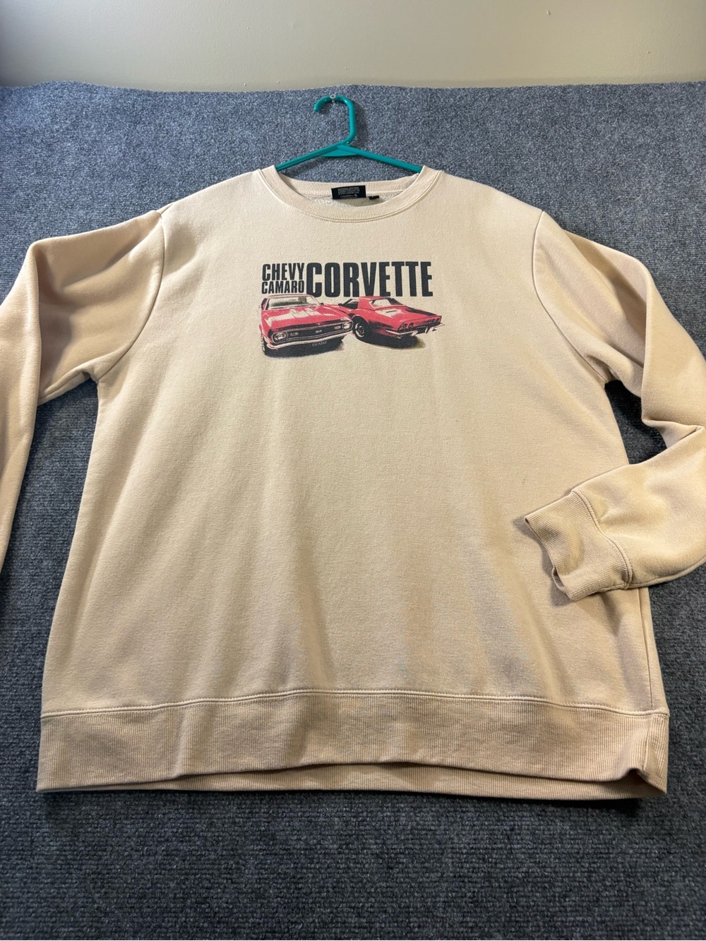 Corvette graphic crewneck sweatshirt - size large